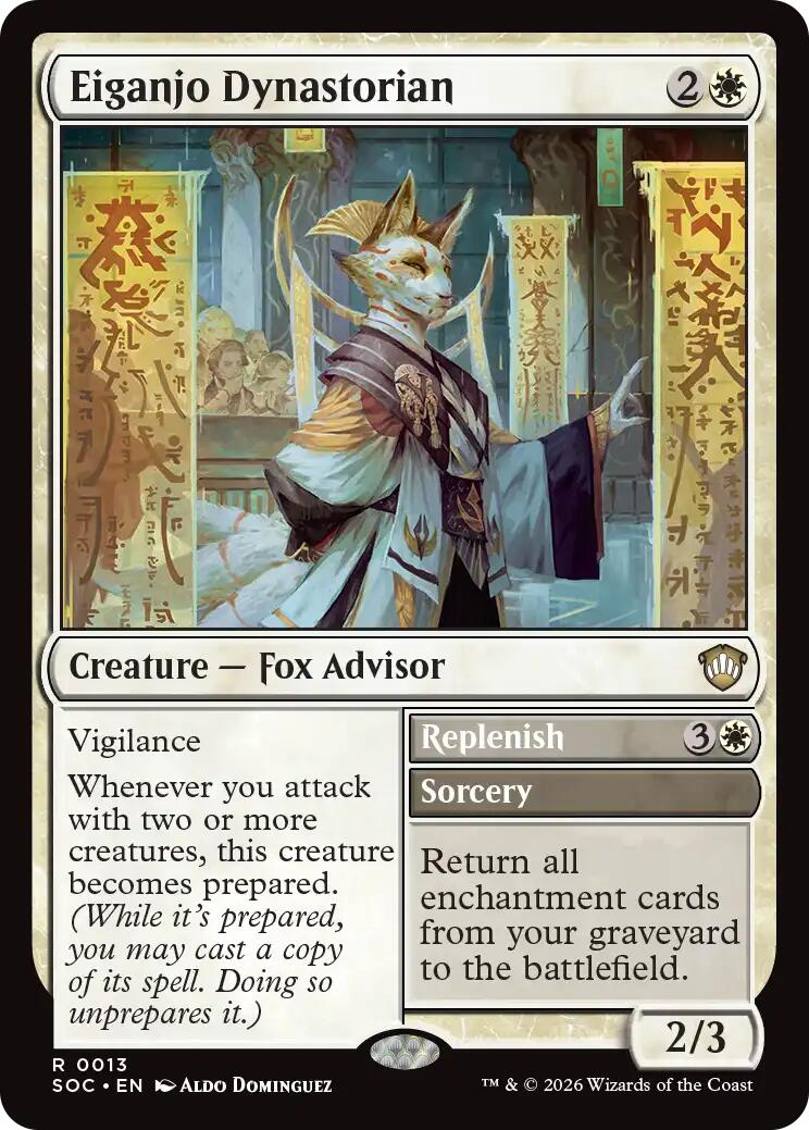 Eiganjo Dynastorian [Secrets of Strixhaven Commander] MTG Single Magic: The Gathering | Red Claw Gaming