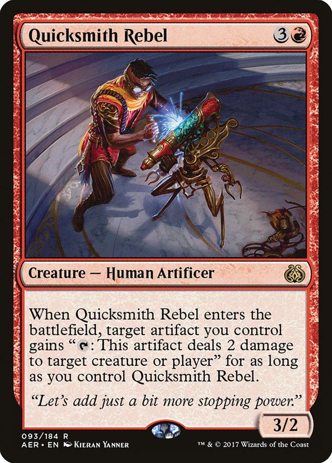 Quicksmith Rebel [Aether Revolt] MTG Single Magic: The Gathering | Red Claw Gaming