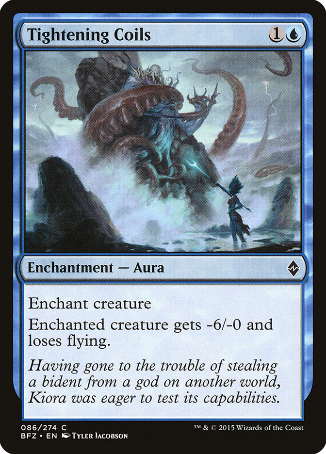 Tightening Coils [Battle for Zendikar] MTG Single Magic: The Gathering | Red Claw Gaming