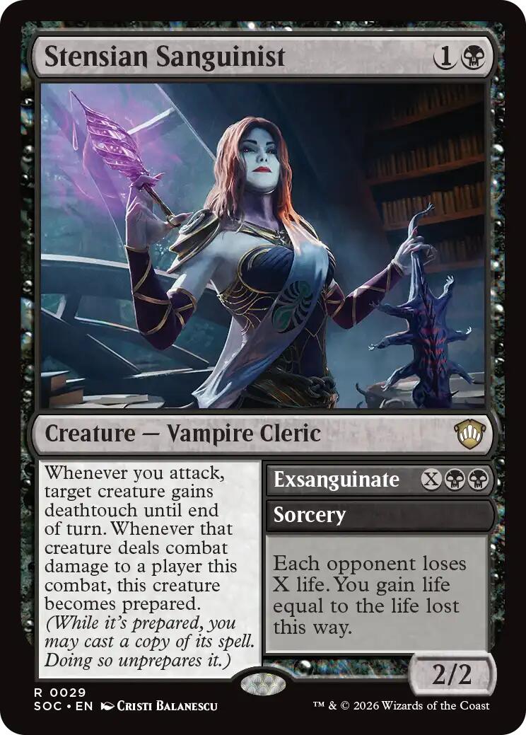 Stensian Sanguinist [Secrets of Strixhaven Commander] MTG Single Magic: The Gathering | Red Claw Gaming