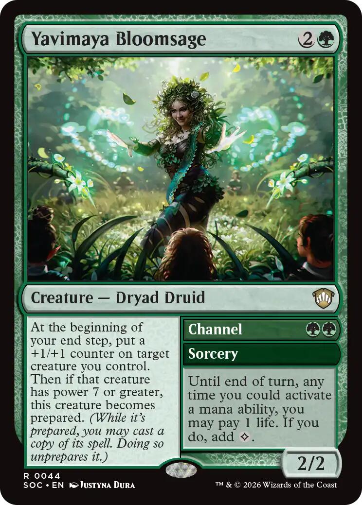 Yavimaya Bloomsage [Secrets of Strixhaven Commander] MTG Single Magic: The Gathering | Red Claw Gaming