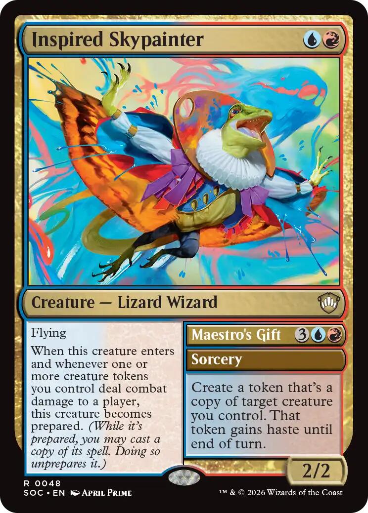 Inspired Skypainter [Secrets of Strixhaven Commander] MTG Single Magic: The Gathering | Red Claw Gaming