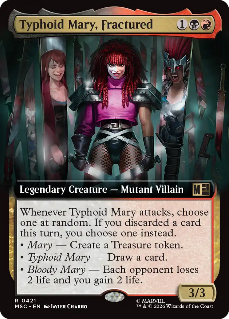 Typhoid Mary, Fractured (Extended Art) [Marvel Super Heroes Commander] | Red Claw Gaming