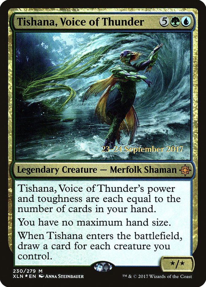 Tishana, Voice of Thunder [Ixalan Prerelease Promos] MTG Single Magic: The Gathering | Red Claw Gaming