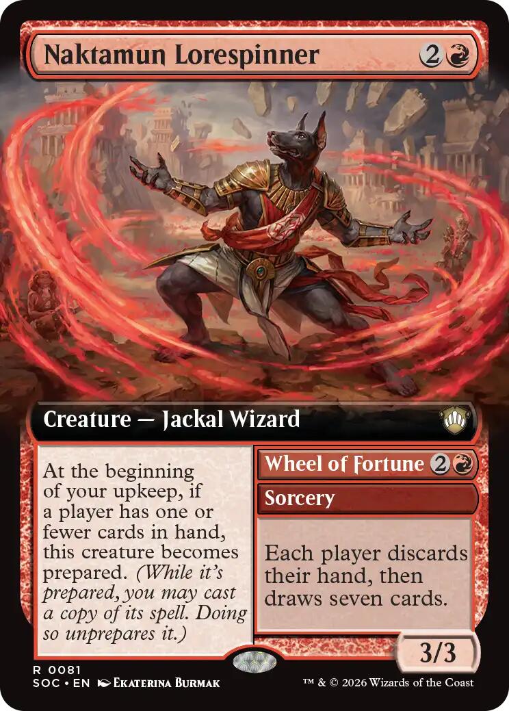 Naktamun Lorespinner (Extended Art) [Secrets of Strixhaven Commander] MTG Single Magic: The Gathering | Red Claw Gaming