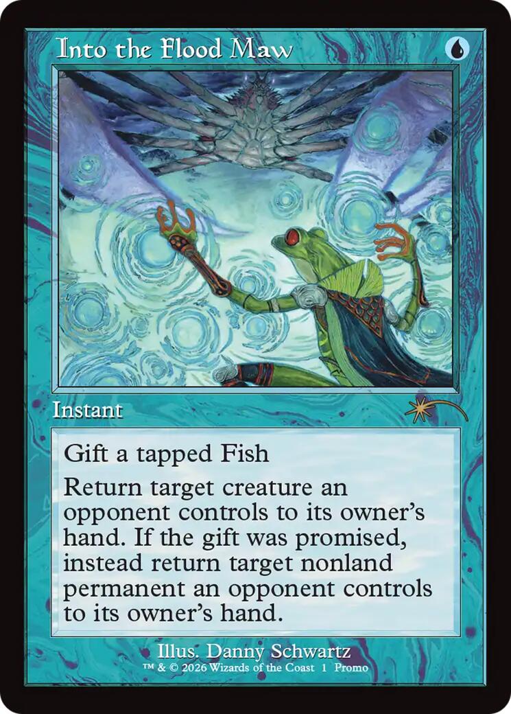 Into the Flood Maw (Retro Frame) [Wizards Play Network 2026] MTG Single Magic: The Gathering | Red Claw Gaming