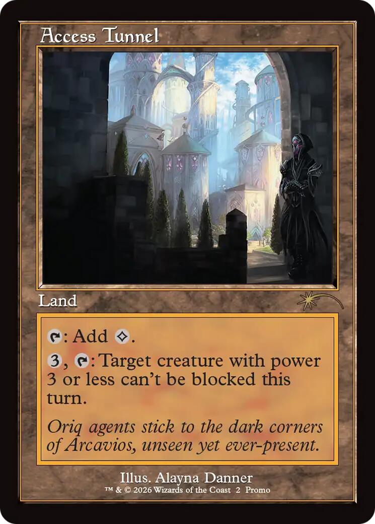 Access Tunnel (Retro Frame) [Wizards Play Network 2026] MTG Single Magic: The Gathering | Red Claw Gaming