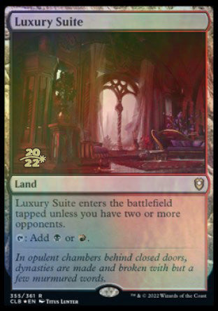 Luxury Suite [Commander Legends: Battle for Baldur's Gate Prerelease Promos] MTG Single Magic: The Gathering | Red Claw Gaming