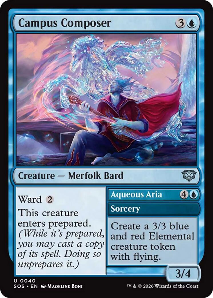 Campus Composer [Secrets of Strixhaven] MTG Single Magic: The Gathering | Red Claw Gaming