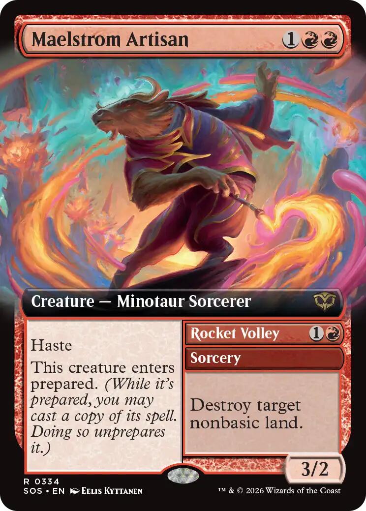 Maelstrom Artisan (Extended Art) [Secrets of Strixhaven] MTG Single Magic: The Gathering | Red Claw Gaming