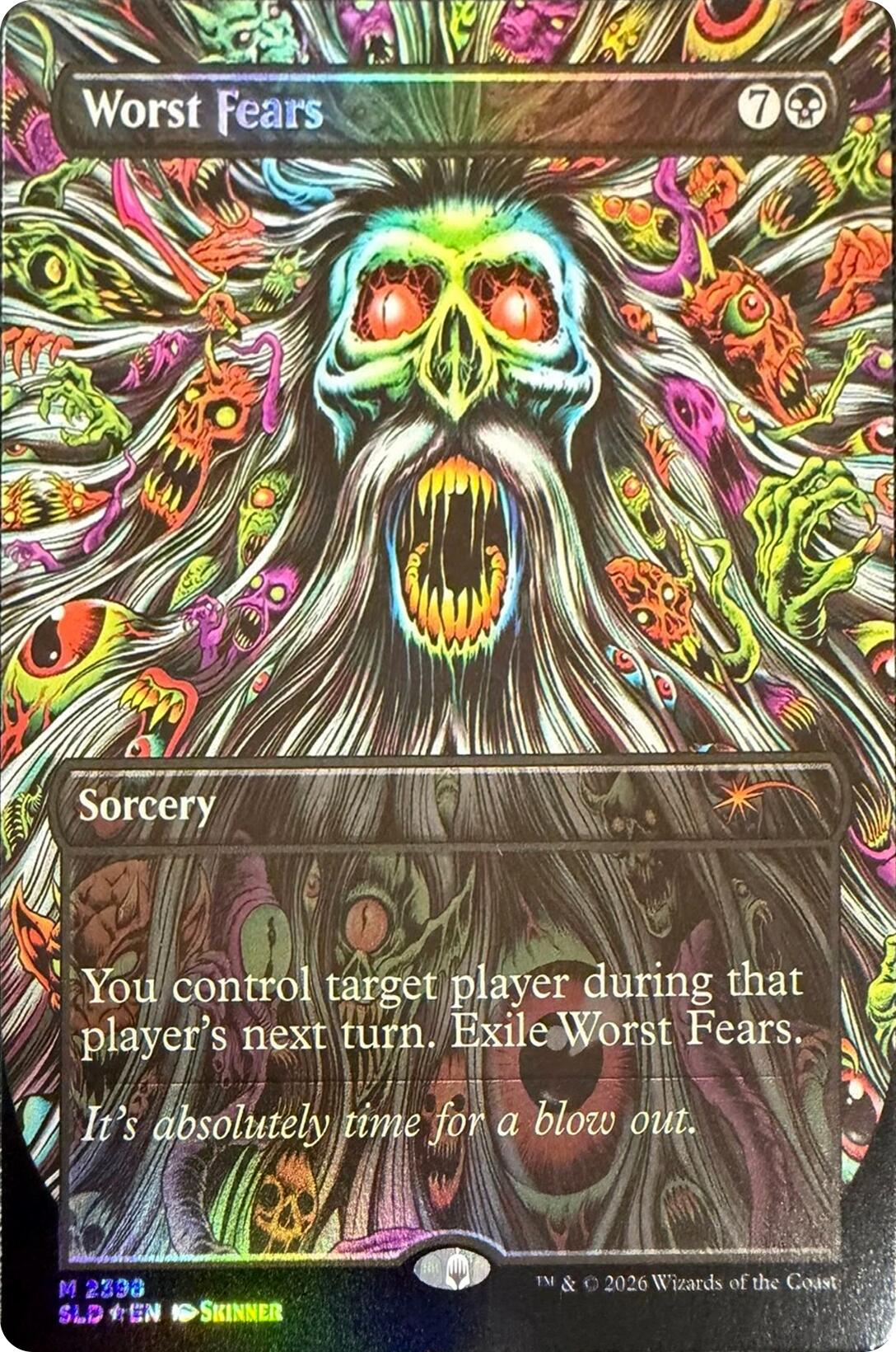 Worst Fears [Secret Lair Drop Series] MTG Single Magic: The Gathering | Red Claw Gaming