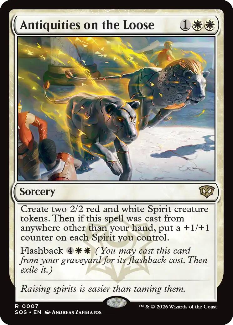 Antiquities on the Loose [Secrets of Strixhaven] MTG Single Magic: The Gathering | Red Claw Gaming