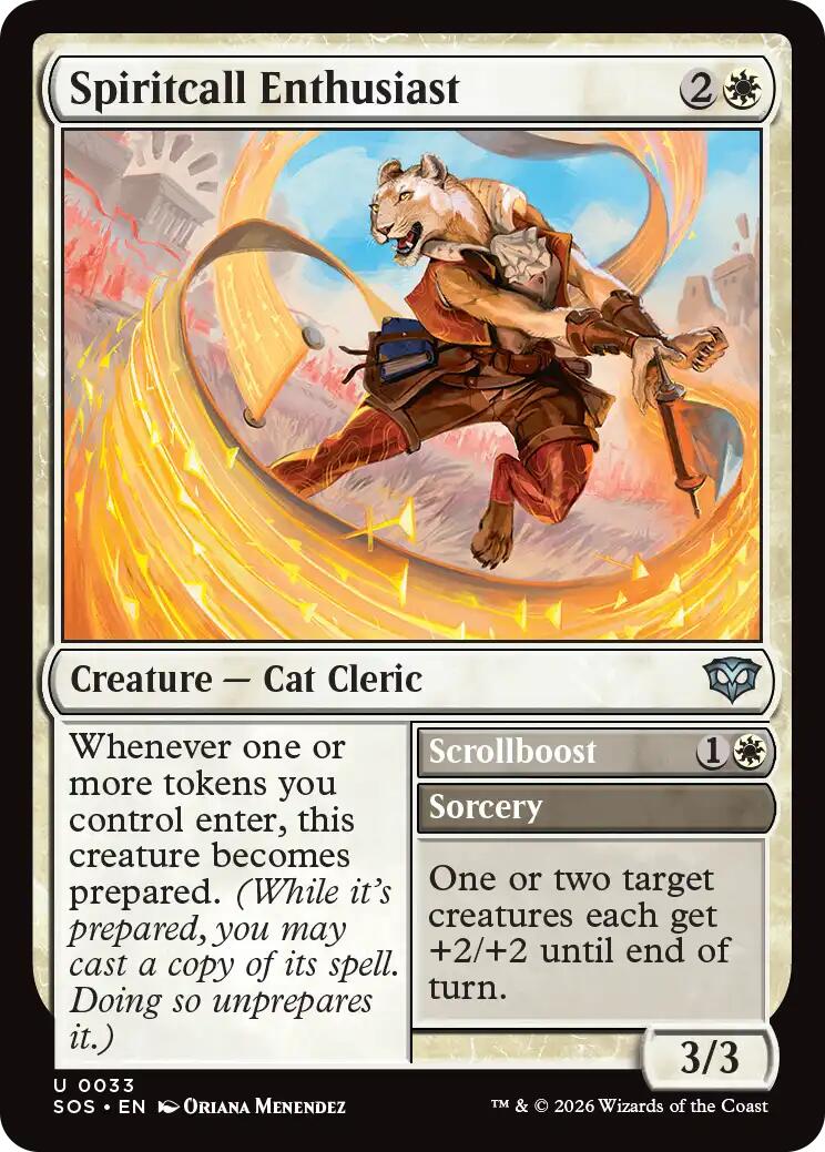 Spiritcall Enthusiast [Secrets of Strixhaven] MTG Single Magic: The Gathering | Red Claw Gaming