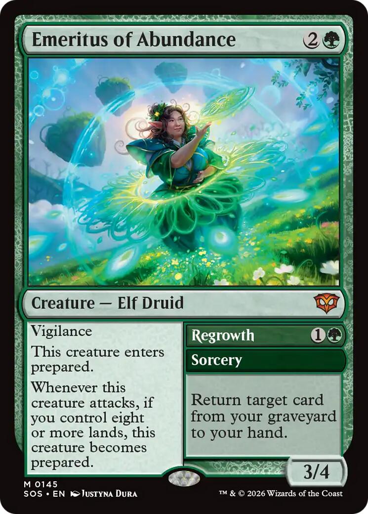 Emeritus of Abundance [Secrets of Strixhaven] MTG Single Magic: The Gathering | Red Claw Gaming
