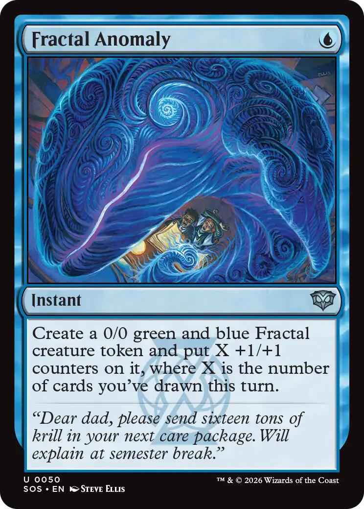 Fractal Anomaly [Secrets of Strixhaven] MTG Single Magic: The Gathering | Red Claw Gaming