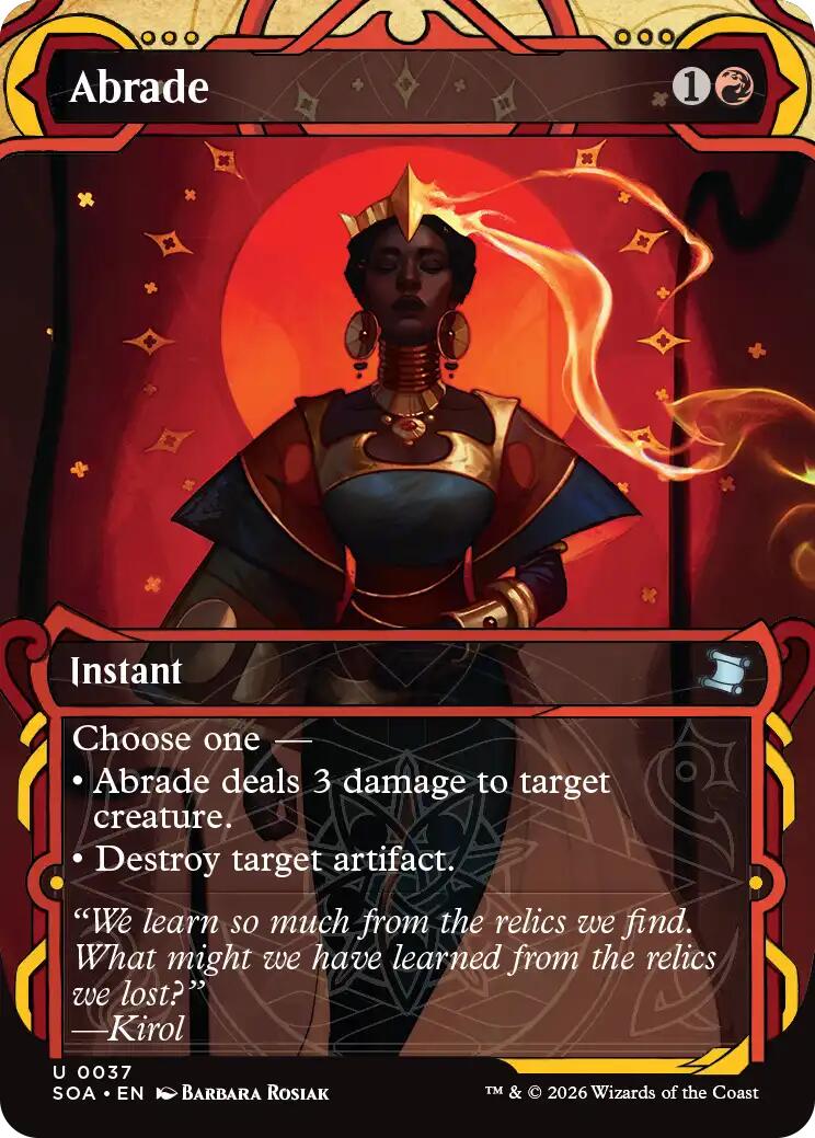 Abrade [Secrets of Strixhaven: Mystical Archive] MTG Single Magic: The Gathering | Red Claw Gaming