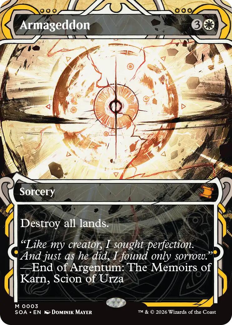 Armageddon [Secrets of Strixhaven: Mystical Archive] MTG Single Magic: The Gathering | Red Claw Gaming