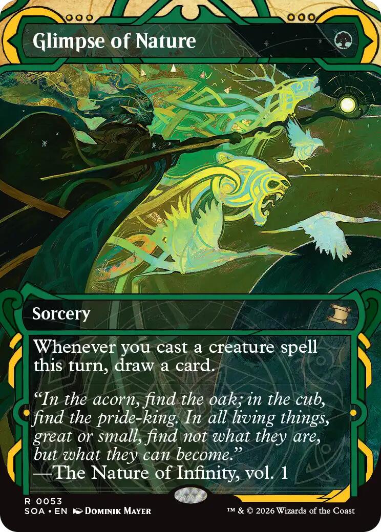 Glimpse of Nature [Secrets of Strixhaven: Mystical Archive] MTG Single Magic: The Gathering | Red Claw Gaming