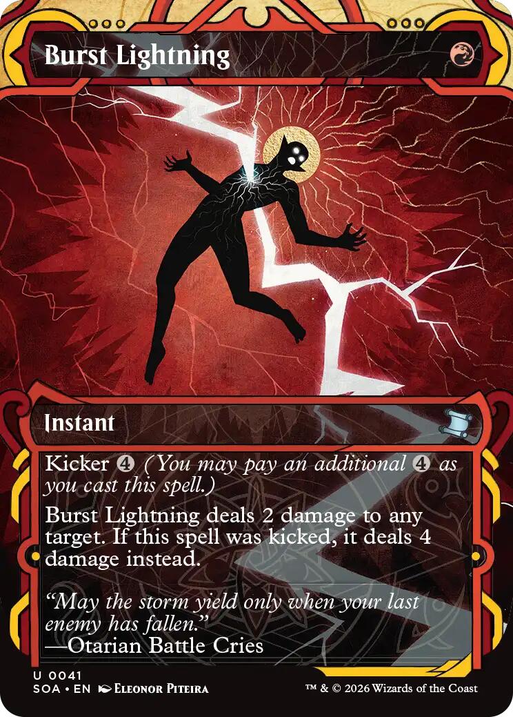 Burst Lightning [Secrets of Strixhaven: Mystical Archive] MTG Single Magic: The Gathering | Red Claw Gaming