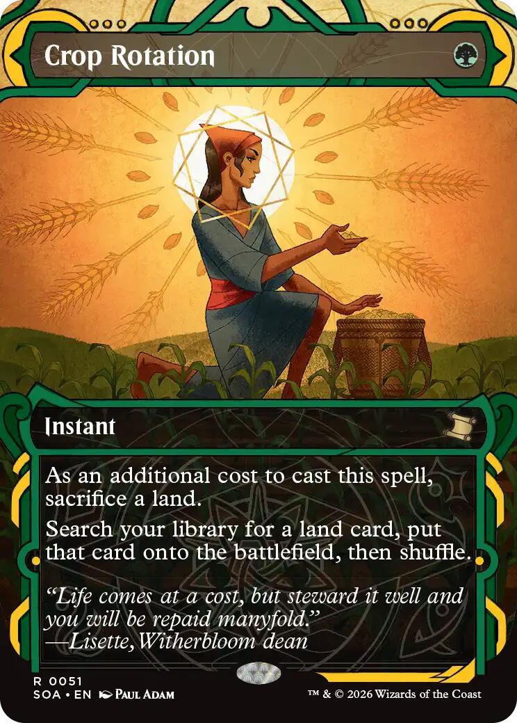 Crop Rotation [Secrets of Strixhaven: Mystical Archive] MTG Single Magic: The Gathering | Red Claw Gaming