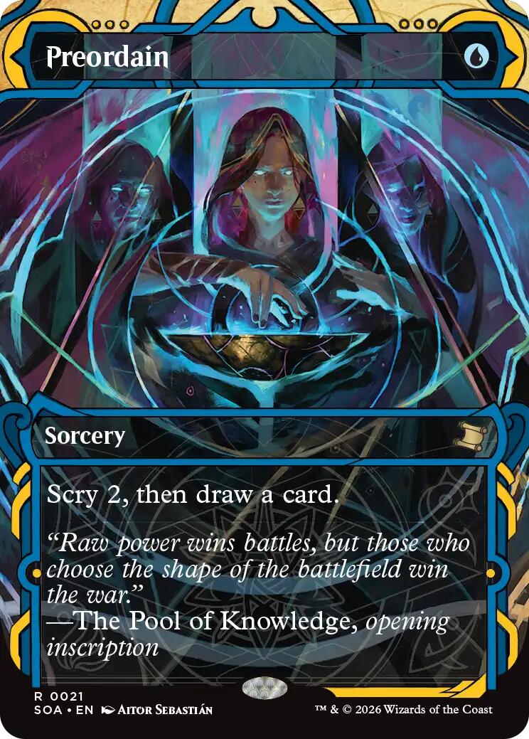 Preordain [Secrets of Strixhaven: Mystical Archive] MTG Single Magic: The Gathering | Red Claw Gaming