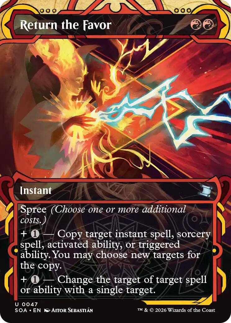 Return the Favor [Secrets of Strixhaven: Mystical Archive] MTG Single Magic: The Gathering | Red Claw Gaming