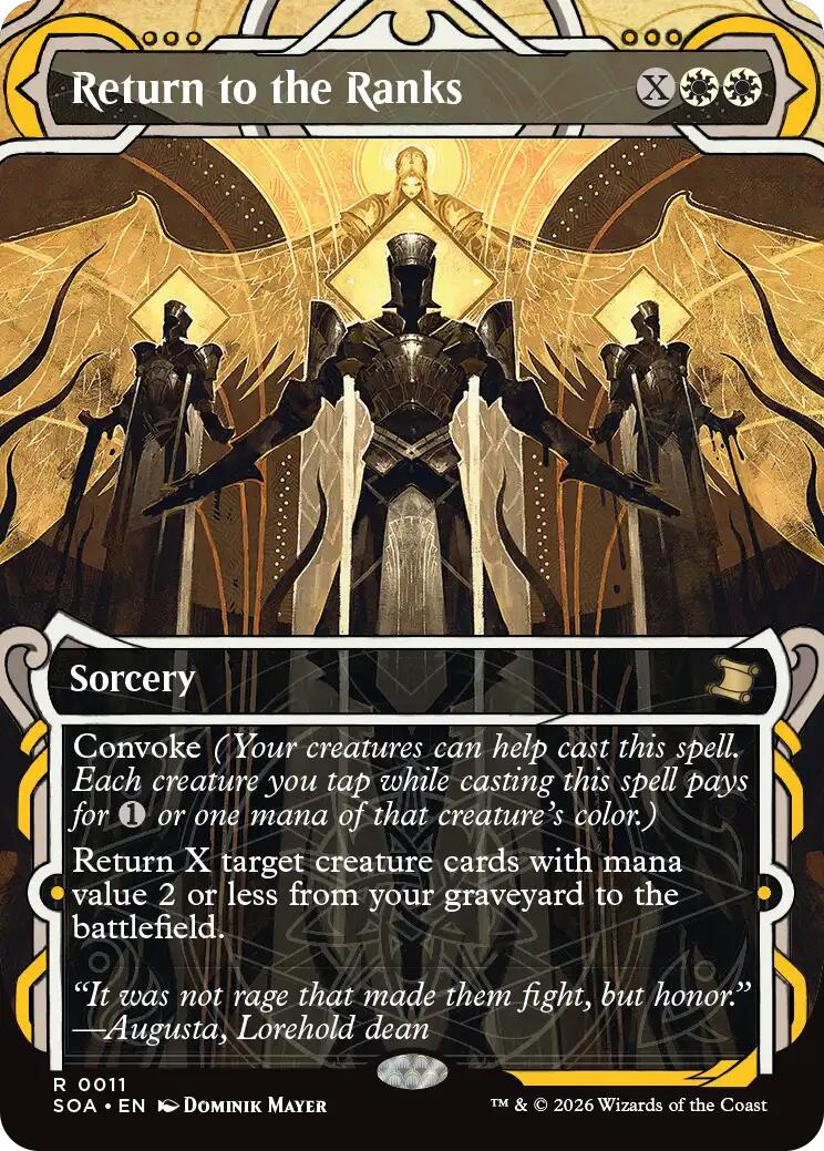 Return to the Ranks [Secrets of Strixhaven: Mystical Archive] MTG Single Magic: The Gathering | Red Claw Gaming