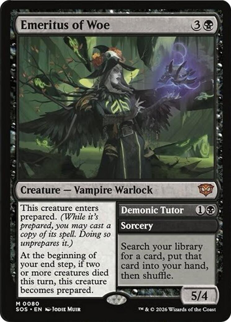 Emeritus of Woe [Secrets of Strixhaven] MTG Single Magic: The Gathering | Red Claw Gaming