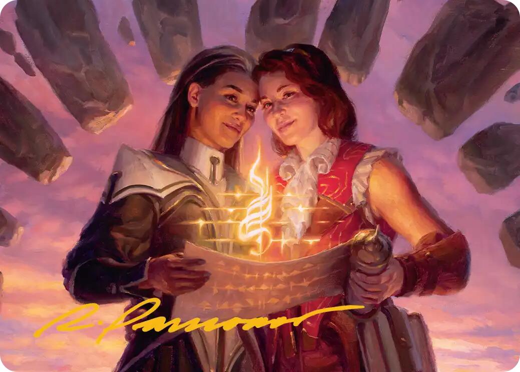 Joined Researchers Art Card (Gold-Stamped Signature) [Secrets of Strixhaven Art Series] MTG Single Magic: The Gathering | Red Claw Gaming