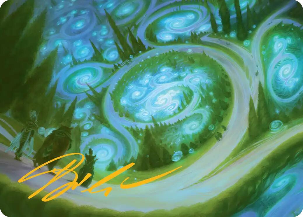 Mathemagics Art Card (Gold-Stamped Signature) [Secrets of Strixhaven Art Series] MTG Single Magic: The Gathering | Red Claw Gaming