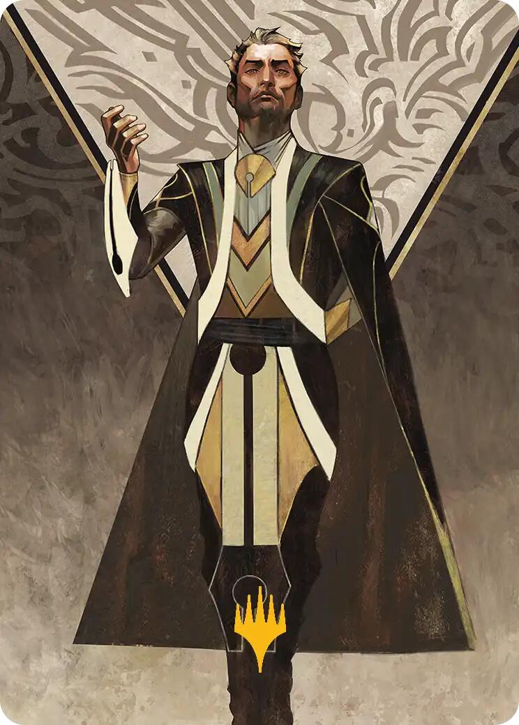 Ral Zarek, Guest Lecturer Art Card (Gold-Stamped Planeswalker Symbol) [Secrets of Strixhaven Art Series] MTG Single Magic: The Gathering | Red Claw Gaming