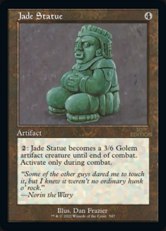Jade Statue (Retro) [30th Anniversary Edition] MTG Single Magic: The Gathering | Red Claw Gaming