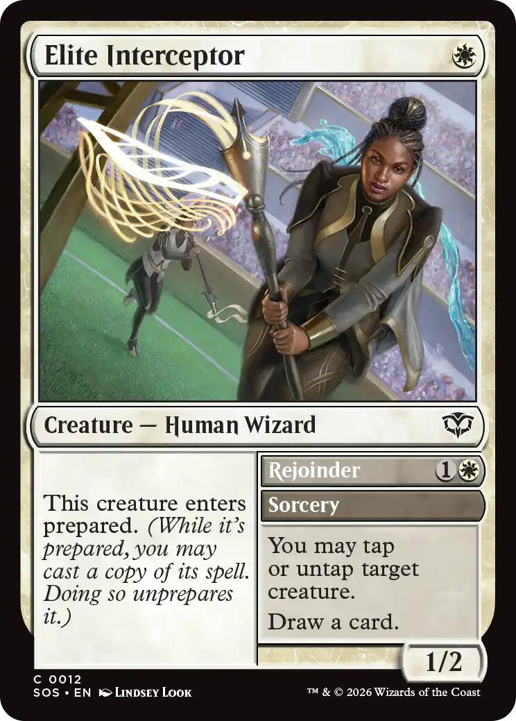 Elite Interceptor [Secrets of Strixhaven] MTG Single Magic: The Gathering | Red Claw Gaming