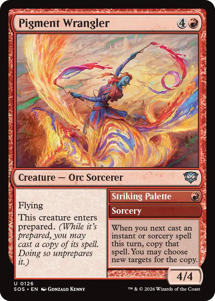 Pigment Wrangler [Secrets of Strixhaven] MTG Single Magic: The Gathering | Red Claw Gaming