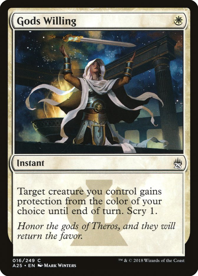 Gods Willing [Masters 25] MTG Single Magic: The Gathering | Red Claw Gaming