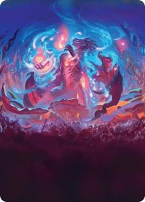 Prismari, the Inspiration Art Card [Secrets of Strixhaven Art Series] MTG Single Magic: The Gathering | Red Claw Gaming