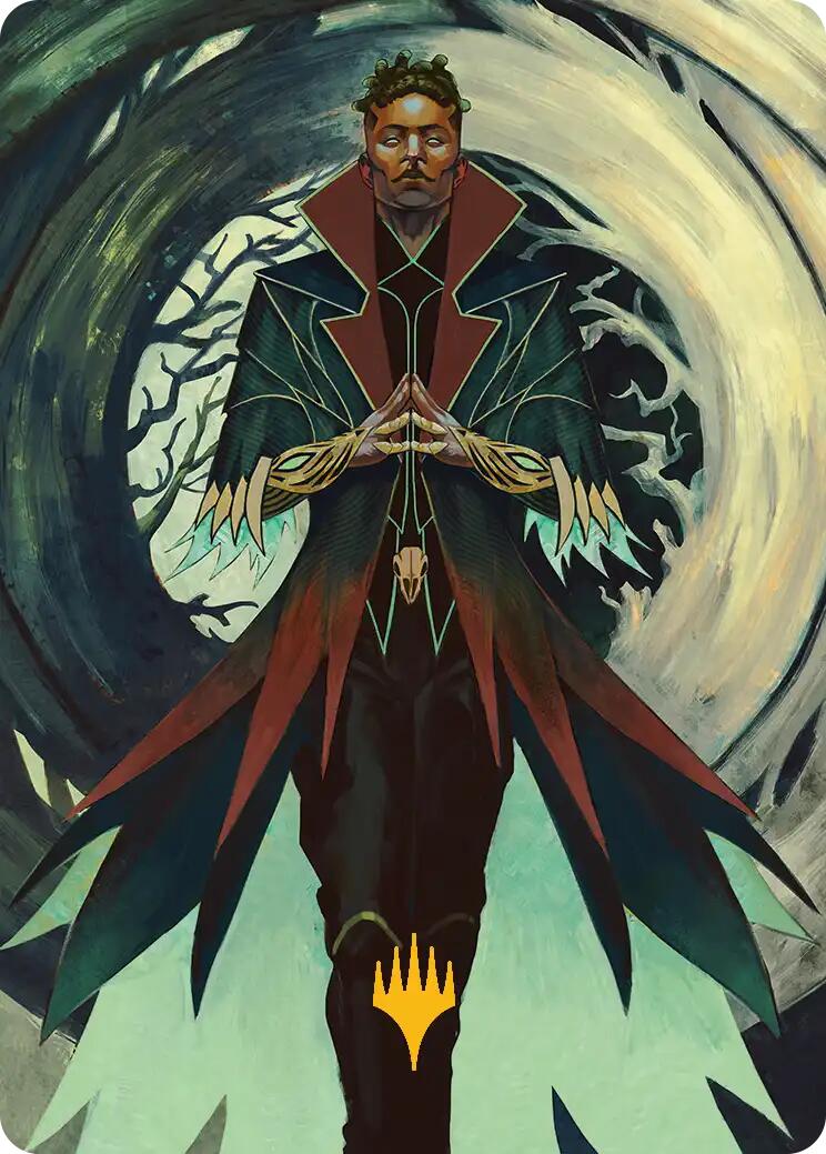 Professor Dellian Fel Art Card (Gold-Stamped Planeswalker Symbol) [Secrets of Strixhaven Art Series] MTG Single Magic: The Gathering | Red Claw Gaming
