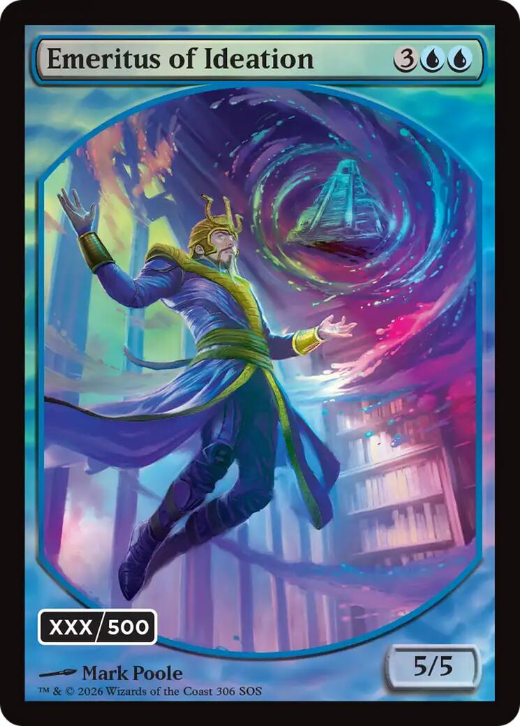 Emeritus of Ideation (Serial Numbered) [Secrets of Strixhaven] MTG Single Magic: The Gathering | Red Claw Gaming