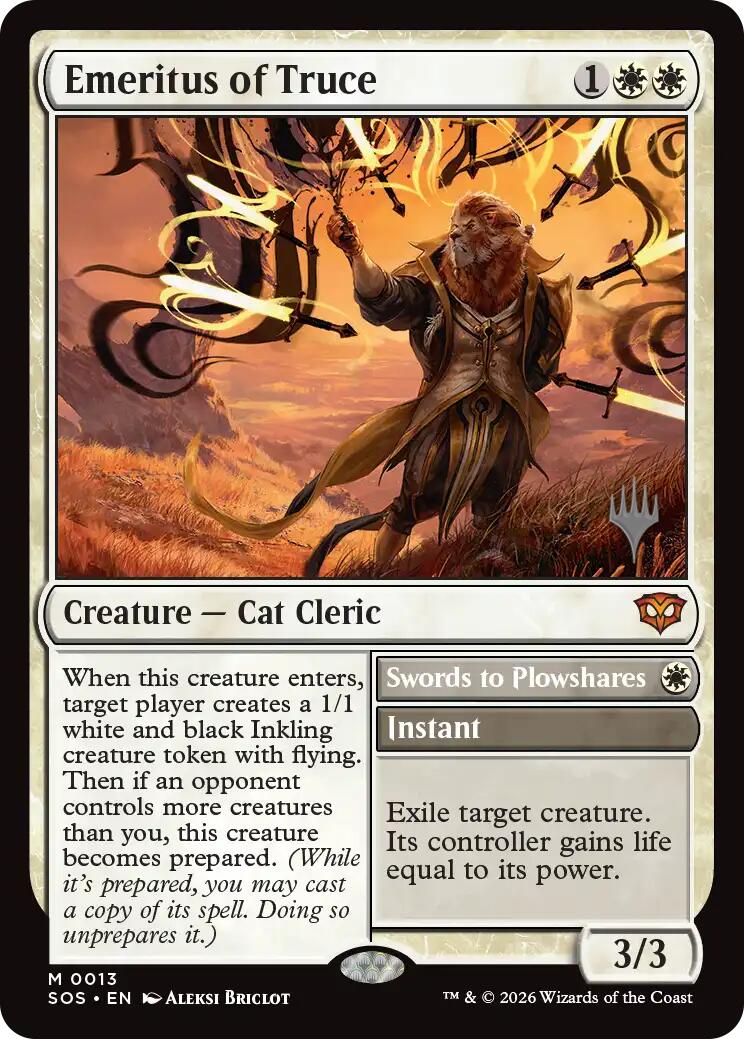 Emeritus of Truce [Secrets of Strixhaven Promos] | Red Claw Gaming