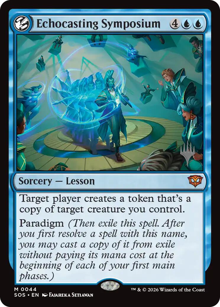 Echocasting Symposium [Secrets of Strixhaven Promos] | Red Claw Gaming
