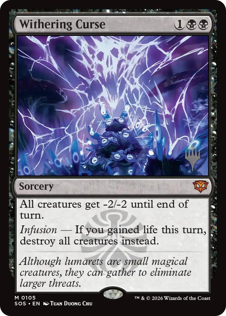 Withering Curse [Secrets of Strixhaven Promos] | Red Claw Gaming