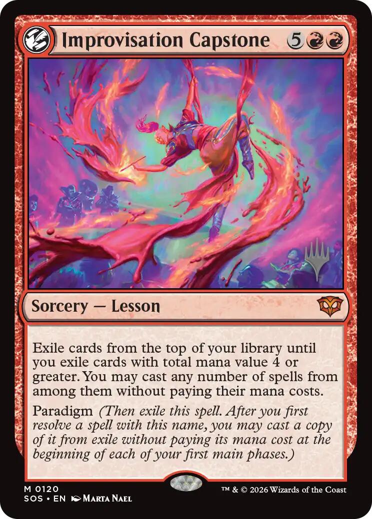 Improvisation Capstone [Secrets of Strixhaven Promos] | Red Claw Gaming