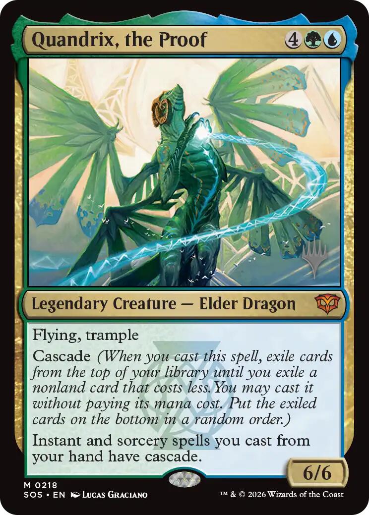 Quandrix, the Proof [Secrets of Strixhaven Promos] | Red Claw Gaming