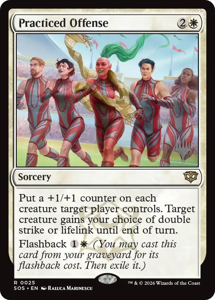 Practiced Offense [Secrets of Strixhaven Promos] | Red Claw Gaming
