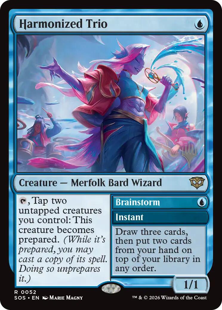 Harmonized Trio [Secrets of Strixhaven Promos] | Red Claw Gaming