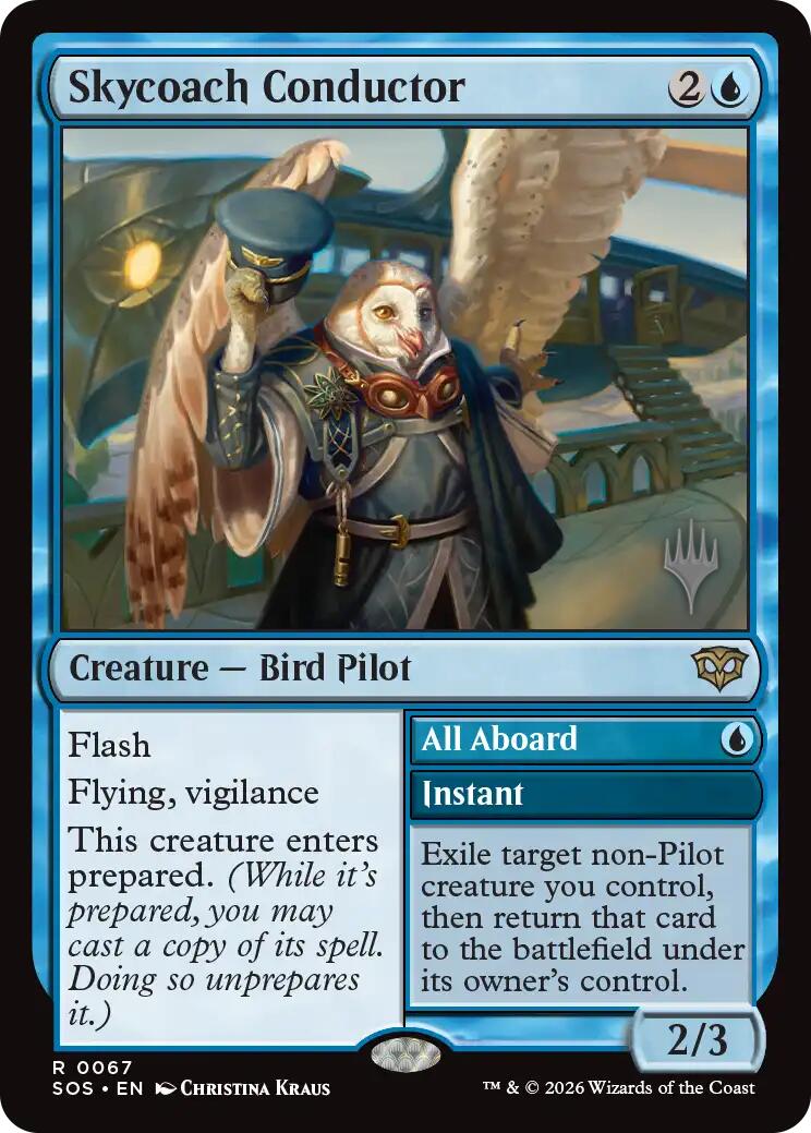 Skycoach Conductor [Secrets of Strixhaven Promos] | Red Claw Gaming
