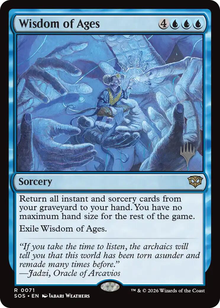 Wisdom of Ages [Secrets of Strixhaven Promos] | Red Claw Gaming