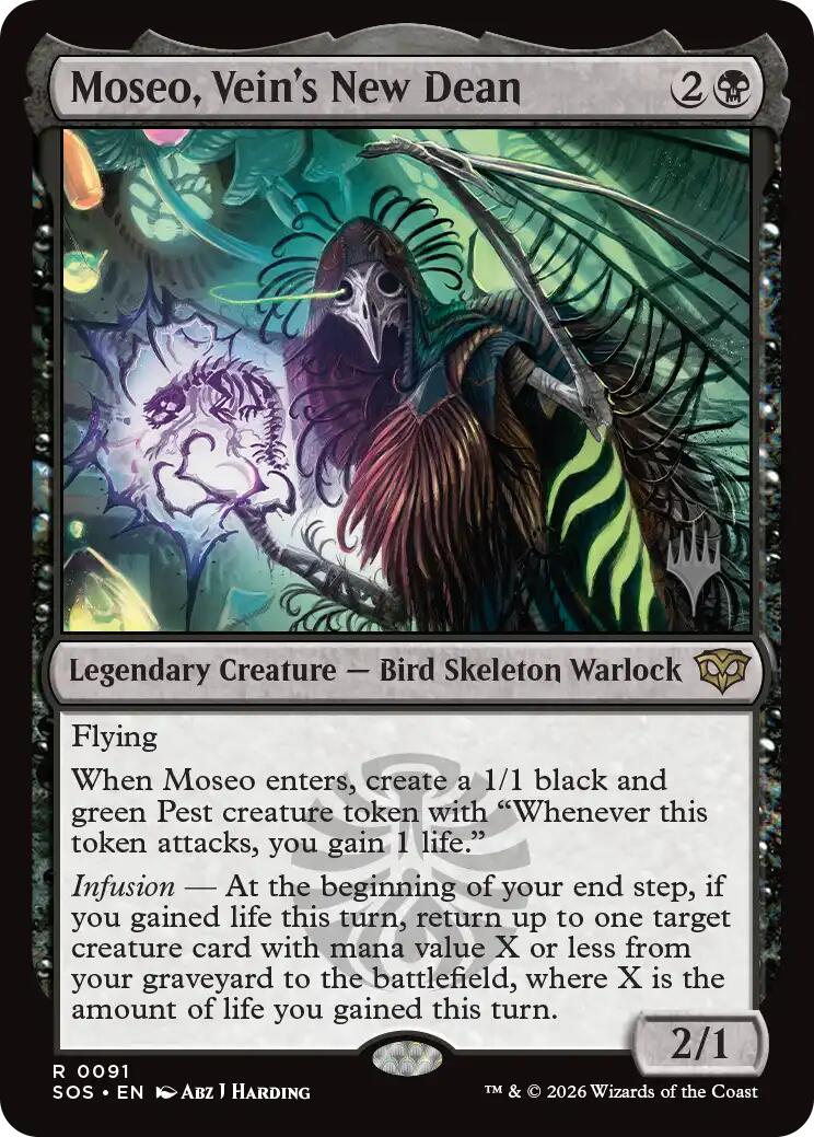 Moseo, Vein's New Dean [Secrets of Strixhaven Promos] | Red Claw Gaming