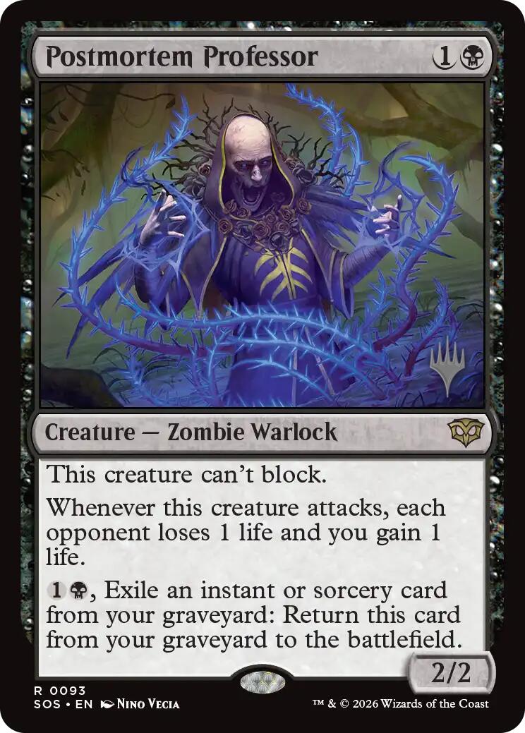 Postmortem Professor [Secrets of Strixhaven Promos] | Red Claw Gaming