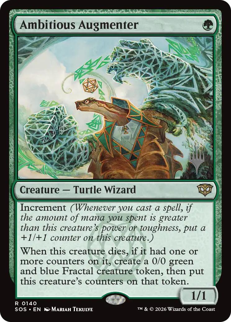 Ambitious Augmenter [Secrets of Strixhaven Promos] | Red Claw Gaming